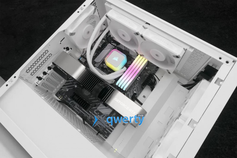 Corsair iCUE H100i RGB Elite Liquid CPU Cooler White (CW-9060078