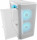 Cougar Airface Flo RGB White with window (AIRFACE FLO RGB White)