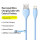 Baseus Jelly Liquid Silica Gel USB-A-Lightning 2.4A 1.2m Blue (CAGD000003)