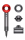 Dyson HD08 Supersonic Nickel/Red (565266-01) EU