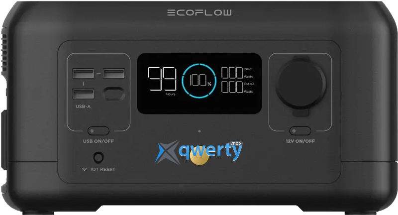 EcoFlow RIVER mini. Ёмкость 210Вт⋅ч. Мощность 300Вт (всплеск до 600Вт) (RIVERMINI) EU
