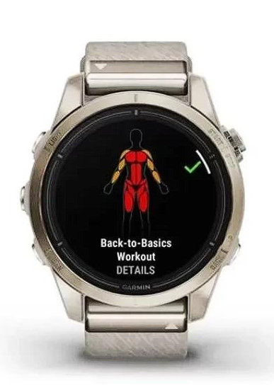 Garmin Epix Pro Gen 2 Sapphire 42mm Soft Gold w. Cream H. Nylon Band (010-02802-20) EU