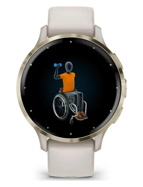 Garmin Venu 3S Soft Gold S. Steel Bezel with Ivory Case and S. Band (010-02785-04/54) EU