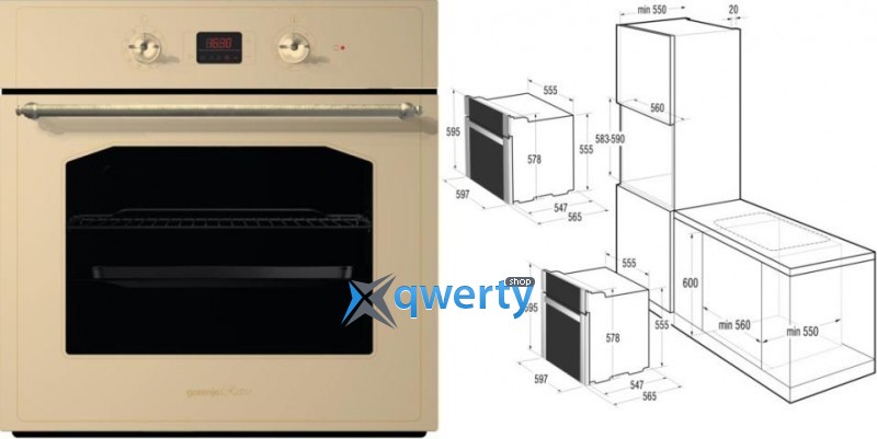 Духовой шкаф gorenje bo 5333