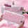 GravaStar Mercury K1 80keys, GravaStar x Kailh Cheery Pink, EN, BT/WL/USB, Sakura Pink (GSK1_P_PNK)