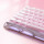 GravaStar Mercury K1 80keys, GravaStar x Kailh Cheery Pink, EN, BT/WL/USB, Sakura Pink (GSK1_P_PNK)