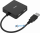 HAMA USB-A→USB-Ax4 (00200121) Black
