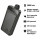 HOCO 30000mAh Element PD/20W, QC/22.5W, LED Lamp, Black (J123B / 714735)
