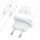HOCO C104A USB-C PD20W + cable USB-C to Lightning white (6931474782908)