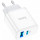 HOCO C105A Stage 1xUSB-C PD20W + 1xUSB QC3.0 White (6931474782946)