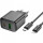 Hoco CS23A Sunlight PD 30W QC 3.0 кабель USB Type-C to Lightning EU Black (6942007609951)