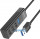 Hoco HB25 Easy Mix 4-in-1 USB-A→USB-Ax4 Black (6931474762412)