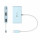 J5create USB-C 3-in-1 1xHDMI + 1xUSB 3.2 + 1xUSB-C PD100W blue (JCA379EC-N)