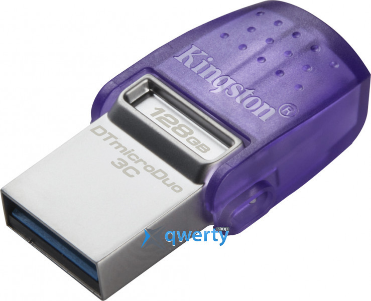 USB-A+USB-C 5Gbps 256GB Kingston DataTraveler microDuo 3C G3 (DTDUO3CG3/256GB) 740617328110