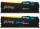 Kingston FURY Beast RGB DDR5 5200MHz 16GB (2x8GB) (KF552C40BBAK2-16)