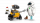 LEGO Disney Pixar ВОЛЛ·І та Єва 43279