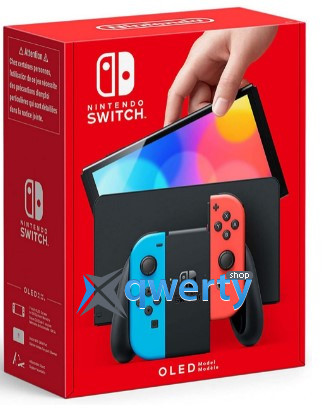 Nintendo Switch OLED Model (Neon Blue/Neon Red set)