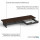OfficePro MR145DW Dark Wood/Black