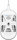 Pulsar X2 Wired Medium White USB (PX2222D)
