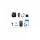 Puluz для iPhone/iPad 8-контактний приймач і два мікрофони Black (PU647B)