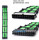 QUBE ATX 24-pin/EPS 8-pin/PCIe 6+2-pin Black/Green (QBWSET24P8P2X8PBG)