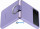 Samsung Flip 3 Silicone Cover with Ring (EF-PF711TVEGRU) Lavender