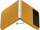 Samsung Flip3 Leather Cover (EF-VF711LYEGRU) Mustard
