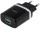 СЗУ Hoco C12Q Smart 18W USB-A +microUSB кабель Black (6931474716279)