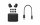 TWS Sony WF-1000XM6 BT 5.3, ANC, Hi-Res, IPX4, SBC, AAC, LDAC, LC3 (WF1000XM6B.CE7)