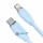 Type-C - Lightning BASEUS Jelly Liquid Silica Gel Charging Data Cable 1.2м (CAGD020003) Blue