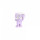 Ugreen CD361 Robot tech Fast Charger 3xUSB 2xUSB-C + USB-A PD65W GaN Purple (35291)