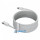 USB-A - USB-C 5A 1.5m Baseus Simple Wisdom Data Cable Kit White (TZCATZJ-02) 6953156230309