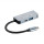 USB-С > USB-A 3.0/USB-C PD/HDMI, 0.14м, сірий (2E-W2680)