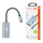 USB-С > USB-A 3.0/USB-C PD/HDMI, 0.14м, сірий (2E-W2680)
