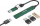 USB Type-C Canyon DS-02 4-в-1 Green (CNS-TDS02GR)